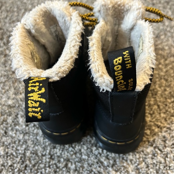 Dr. Martens Comb Faux Fur Combat Boot, Size 6 - Picture 6 of 10